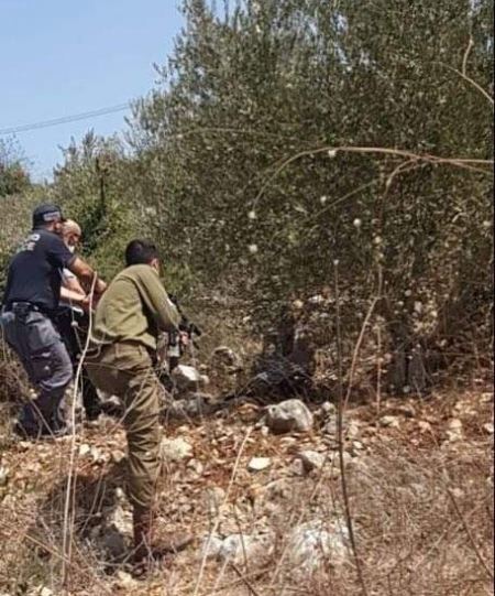 اصابة شاب فلسطيني برصاص الاحتلال بزعم تنفيذه عملية طعن شمال سلفيت
